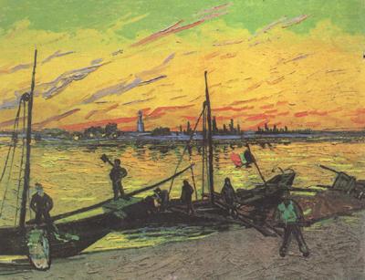 Coal Barges (nn04), Vincent Van Gogh